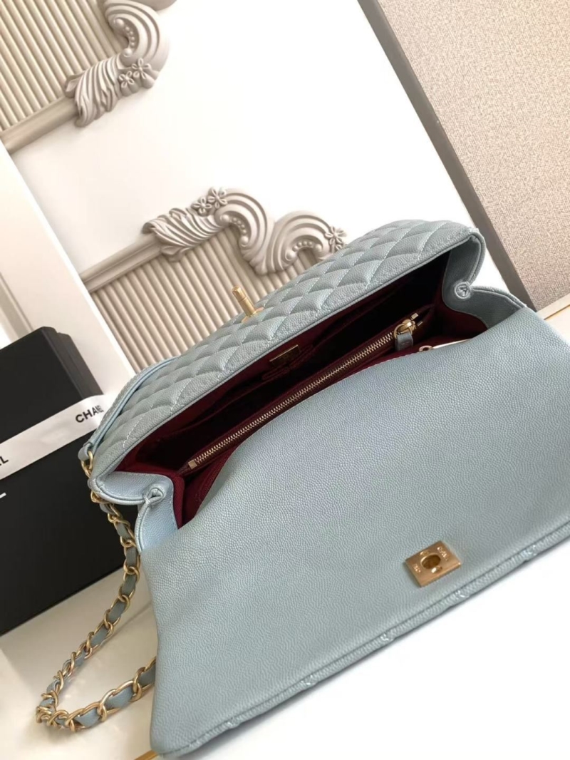 Ch**el top handle bags